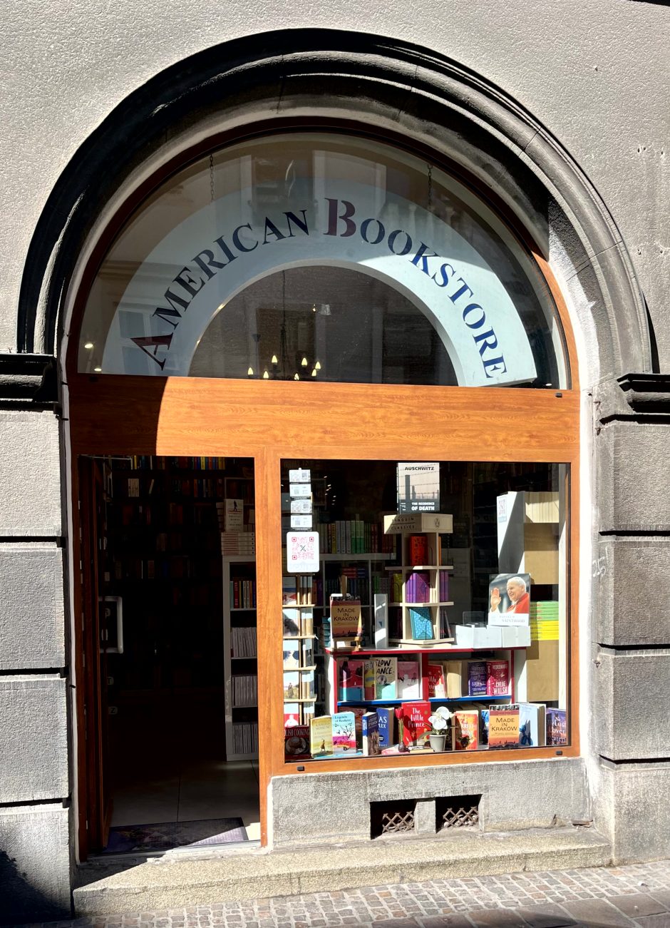 American bookstore Krakow, Poland
